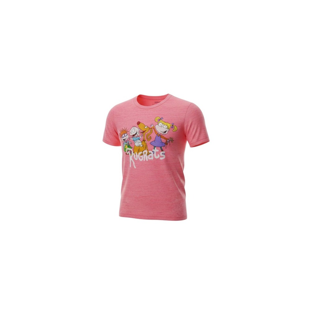 rue21 Rugrats Graphic Tee Mens Medium Pink Nickelodeon Cartoon Slub T-Shirt